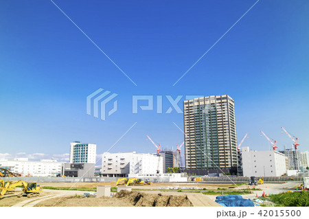 大規模建設現場の予定地 42015500