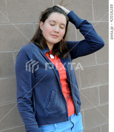 Female beauty expressions. 42016289