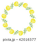 レモン　囲み　円 42016377