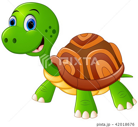 Cute turtle cartoon standing  Cute turtle cartoon standing  42018676