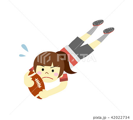 ラグビー　女の子 42022734