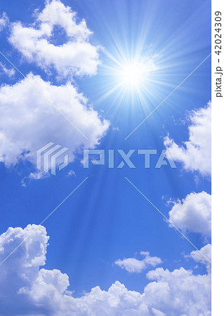 青空と太陽 青空と太陽 42024309