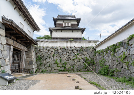 福岡城 下之橋御門と潮見櫓 福岡城 下之橋御門と潮見櫓 42024409