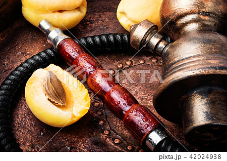 Hookahs shisha with apricot Hookahs shisha with apricot 42024938