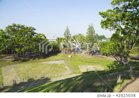 野毛大塚古墳の頂上からの風景 野毛大塚古墳の頂上からの風景 42025038