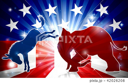 Donkey Fighting Elephant Donkey Fighting Elephant 42026208