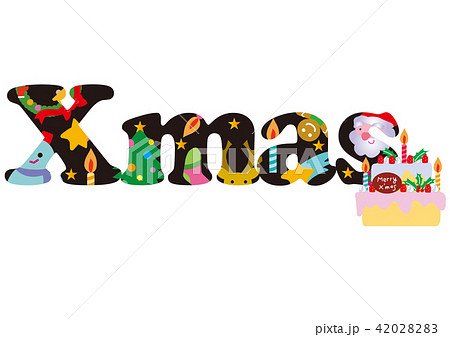 クリスマスのタイポグラフィ 42028283