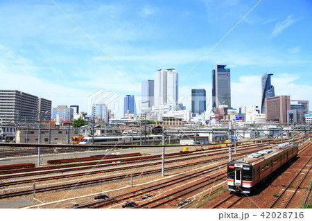 名古屋市 都市風景 名古屋駅周辺の風景 名古屋市 都市風景 名古屋駅周辺の風景 42028716