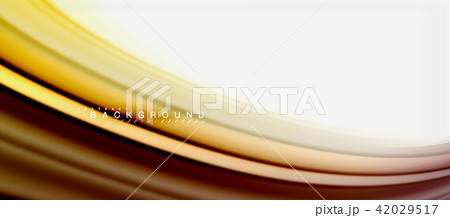 Rainbow fluid colors abstract background twisted liquid design, colorful marble or plastic wavy 42029517