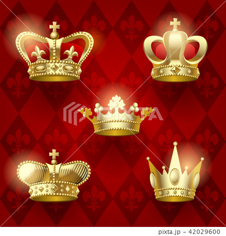 Gold crowns set 42029600