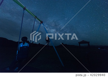 天の川がはっきり見える八重山の星空 42029940