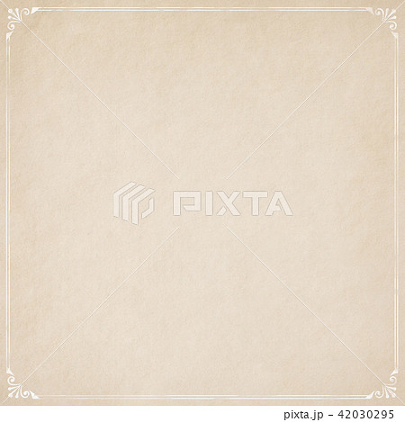 背景 紙 古紙 フレームのイラスト素材 42030295 Pixta