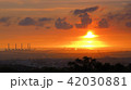 夕日 夕焼け 夕暮れ 42030881