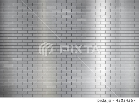 Texture brushed metal plate with pattern 42034267