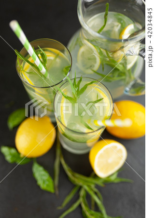 Tarragon lemonade drink Tarragon lemonade drink 42034845