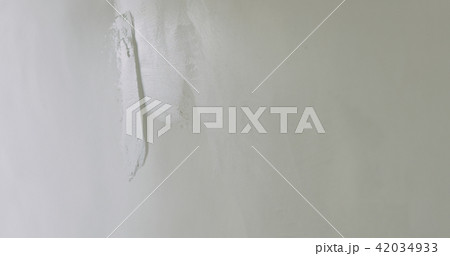 decorative concrete plaster on the wall decorative concrete plaster on the wall 42034933