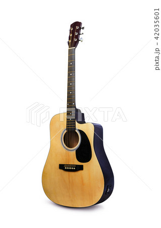 Electro Acoustic Guitar isolated on white Electro Acoustic Guitar isolated on white 42035601