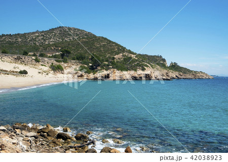 Cala de Gestell beach in Hospitalet del Infant 42038923