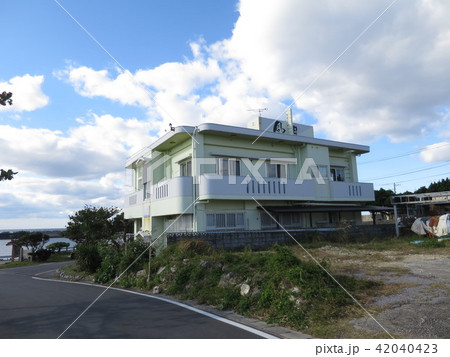 粟国島　沖縄　離島　粟国村　島国　民家　おきなわ 42040423