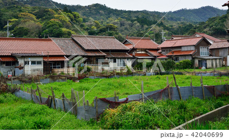 益田市飯浦町の町並 42040699