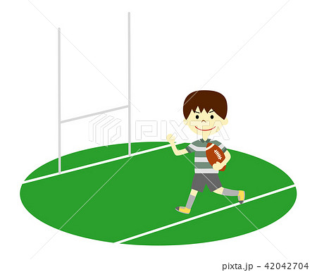 ラグビー　男の子 42042704