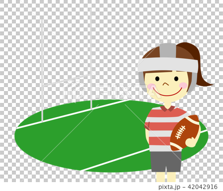 Rugby girls - Stock Illustration [42042916] - PIXTA