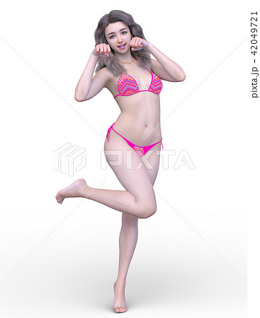 ビキニの女性 42049721