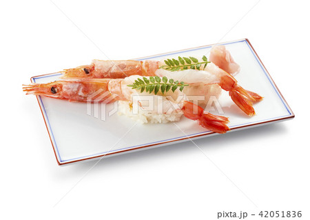 有頭生海老の握り寿司 (raw shrimp) 有頭生海老の握り寿司 (raw shrimp) 42051836