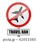 Travel Ban Sign 42053365