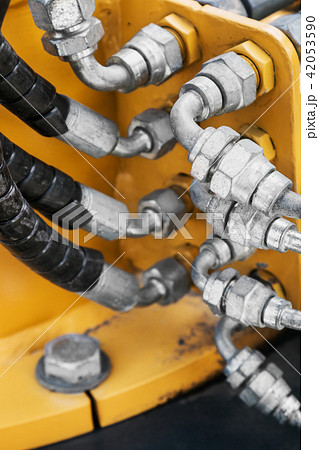 fuel system of the tubes and pipes of the tractor or bulldozer o 42053590