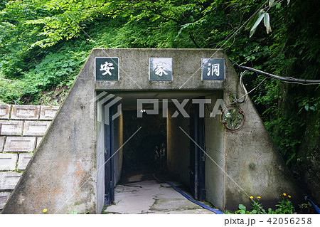 日本一長い鍾乳洞安家洞 42056258