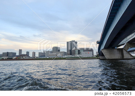 晴海大橋と豊洲の街 晴海大橋と豊洲の街 42056573