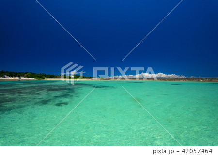 鳩間島の港内　港 42057464