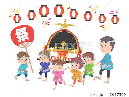 秋祭りのこども 42057500