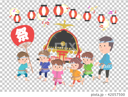 秋祭りのこども 42057500