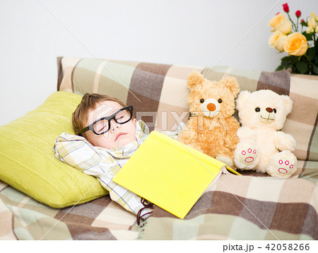 Cute little boy is sleeping Cute little boy is sleeping 42058266