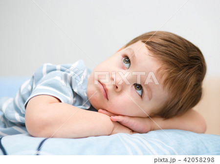 Portrait of a cute little boy 42058298