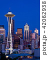 Seattle skyline at dusk 42062938
