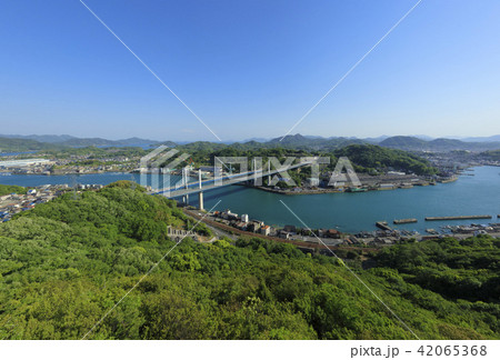 尾道大橋、新尾道大橋( 浄土寺山から ) 尾道大橋、新尾道大橋( 浄土寺山から ) 42065368