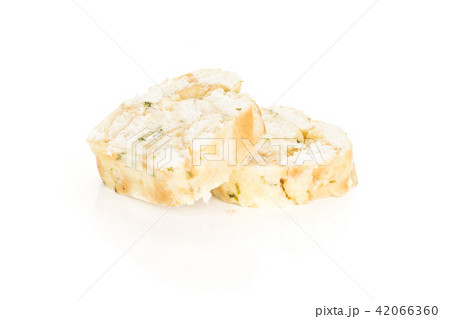 Fresh boiled Carlsbad dumpling isolated on white Fresh boiled Carlsbad dumpling isolated on white 42066360