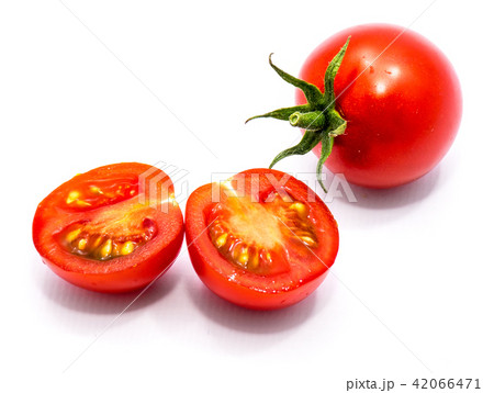 Red cherry tomatoe isolated Red cherry tomatoe isolated 42066471