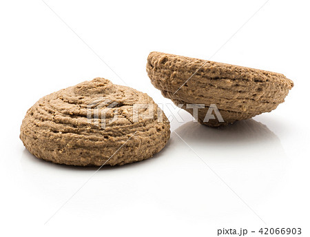 Coco cookie isolated on white 42066903
