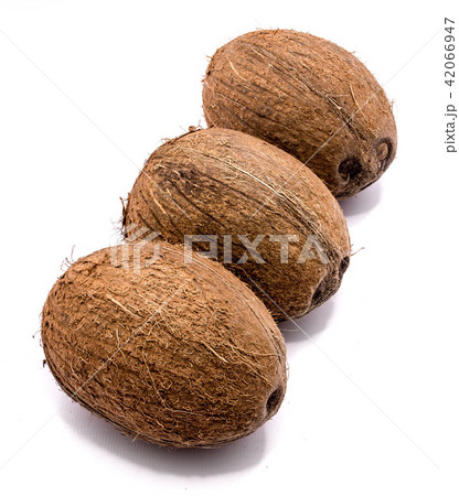 Fresh coconut isolated on white 42066947