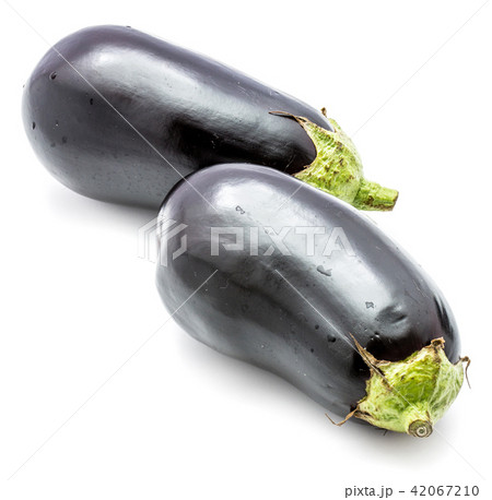 Fresh isolated eggplant on white Fresh isolated eggplant on white 42067210