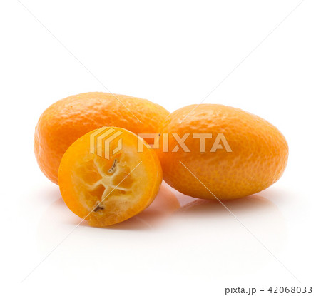 Fresh kumquat isolated on white Fresh kumquat isolated on white 42068033