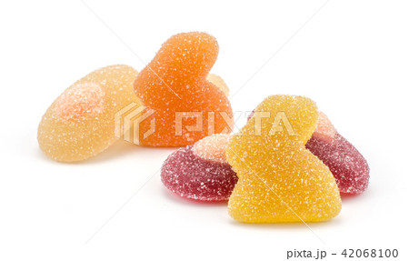 Easter Jelly isolated on white background 42068100