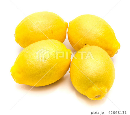 Fresh lemon isolated on white Fresh lemon isolated on white 42068131