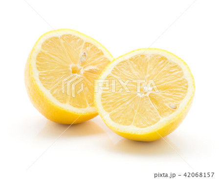 Fresh lemon isolated on white Fresh lemon isolated on white 42068157