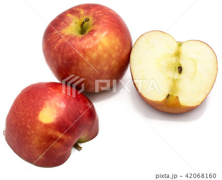 Fresh apple kanzi isolated on white Fresh apple kanzi isolated on white 42068160