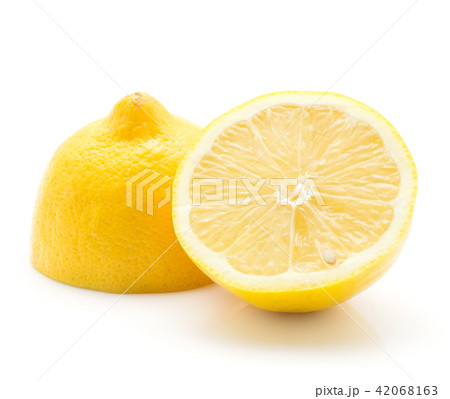 Fresh lemon isolated on white Fresh lemon isolated on white 42068163